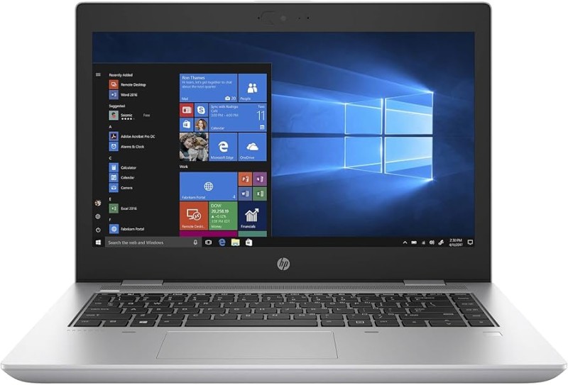 640G5 HP ProBook 640 G5 Laptop 14" Intel Core i5-8265U / 8GB RAM / 256GB SSD / Webcam / Windows 10 Pro / Silver (US Keyboard) - Image 1