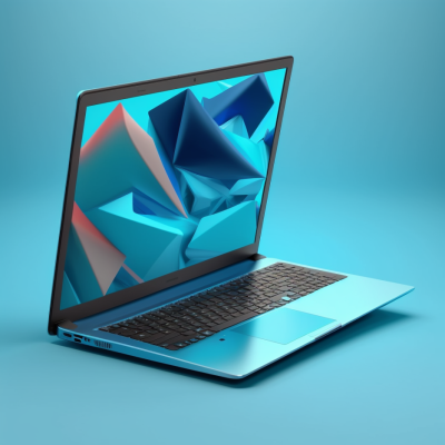 AHadX_a_3d_laptop_with_blue_minimalist_background_in_4K_resolut_e6e7a944-d27d-47c7-af35-d3508f47f83b